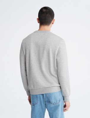 Monogram Logo Fleece Crewneck Sweatshirt | Calvin Klein Monogram Logo Fleece Crewneck Sweatshirt | Calvin Klein