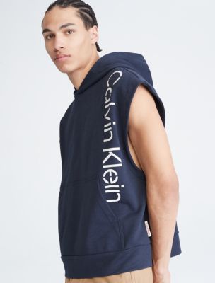 Calvin klein sleeveless online hoodie