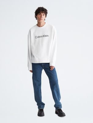 Calvin Klein Men’s Classic Monogram Logo Crewneck Sweatshirt $69.00 