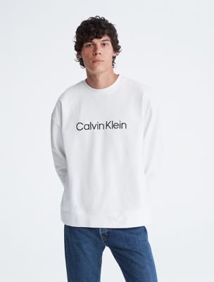 Relaxed Fit Standard Logo Crewneck Sweatshirt | Calvin Klein® Canada