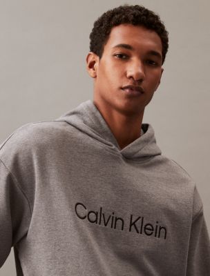 Calvin klein best sale logo hoodie