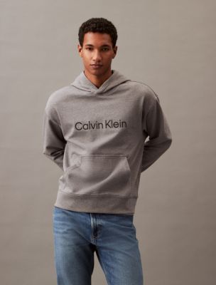 Relaxed Fit Standard Logo Hoodie | Calvin Klein® Canada