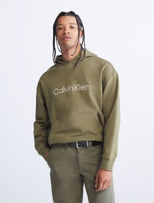 Relaxed Fit Standard Logo Hoodie, Jolly Green Bean