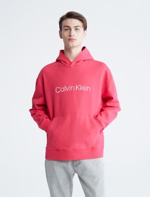 Relaxed Fit Standard Logo Hoodie, Pink Splendor