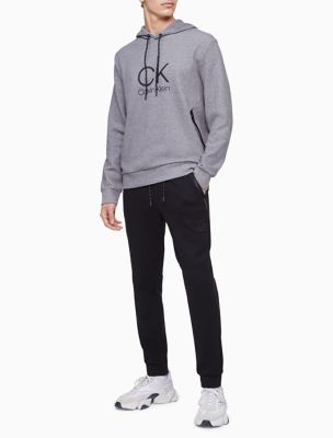 calvin klein hoodie and shorts set