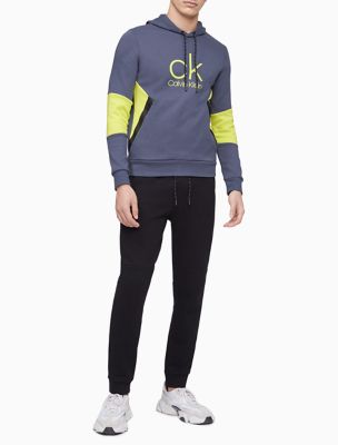 Calvin Klein Jeans Monogram Hoodie Yellow