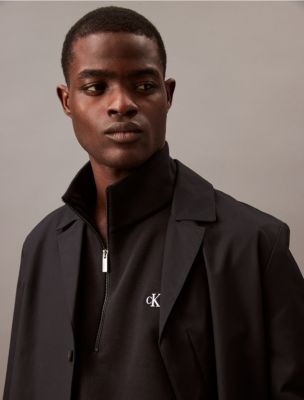 Archive Logo Fleece Quarter Zip Sweatshirt | Calvin Klein