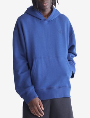 Relaxed Fit Archive Logo Fleece Hoodie, Alpine Blue