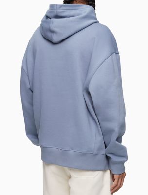 Archive Logo Fleece Hoodie, grey