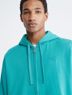 Relaxed Fit Archive Logo Fleece Full Zip Hoodie Calvin Klein | lupon.gov.ph
