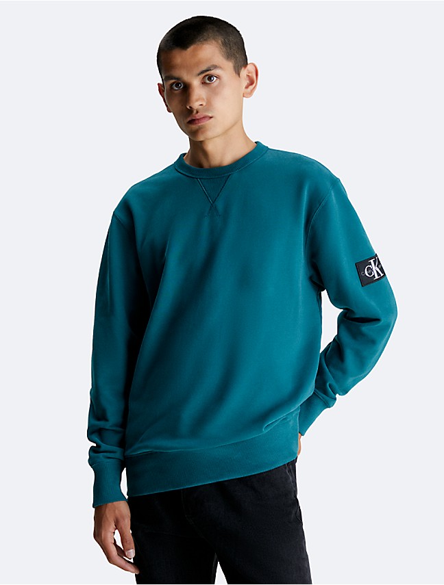 Fit Klein® | USA Crewneck Standard Relaxed Sweatshirt Logo Calvin
