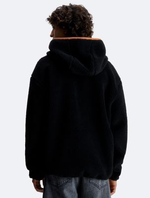 Zip Sherpa Half Hoodie | Calvin Klein® USA