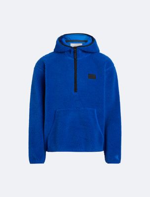 Sherpa Half Zip Hoodie Calvin Klein USA