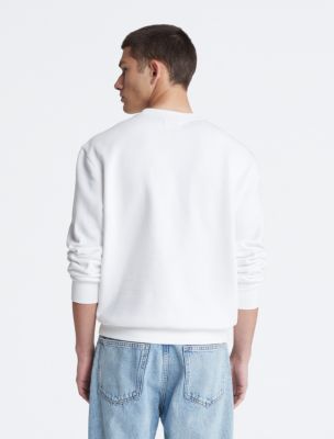 Calvin Klein Crewneck Sweatshirt Women Small S Sleepwear Grey Gray Spellout  Logo