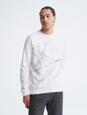 Linear Monogram Crewneck Sweatshirt | Calvin Klein