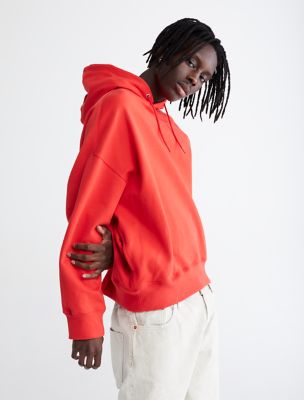 Calvin klein red online hoodie mens