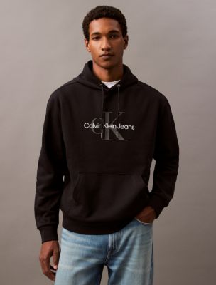 Monogram Logo Fleece Hoodie | Calvin Klein Monogram Logo Fleece Hoodie | Calvin Klein