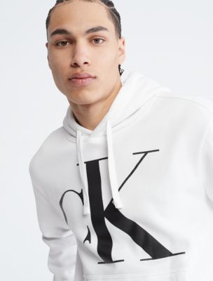 Buy Calvin Klein Monogram Logo Sweatshirt Black - Scandinavian