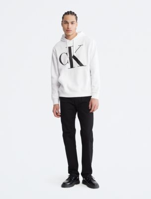 Calvin Klein Mens Monogram Logo Fleece Crewneck Sweatshirt : :  Clothing, Shoes & Accessories