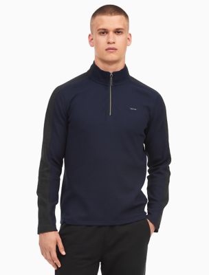 calvin klein men's quarter zip