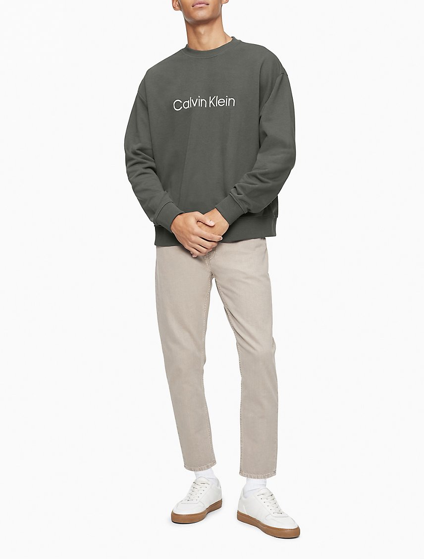 Online Exclusive Relaxed Fit Logo French Terry Crewneck Sweatshirt