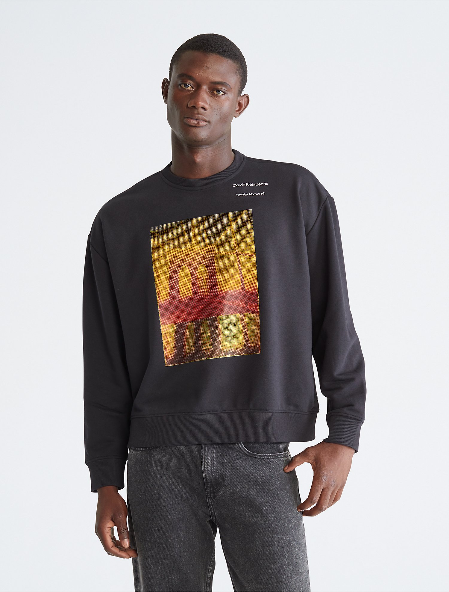 Relaxed Fit NY Moment #1 Crewneck Sweatshirt | Calvin Klein® USA