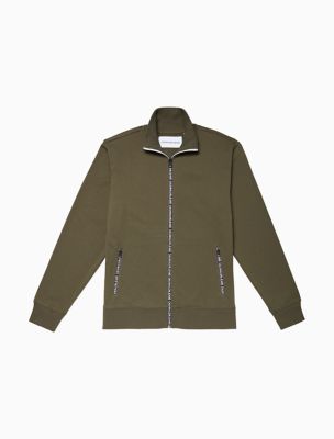 calvin klein side logo track jacket