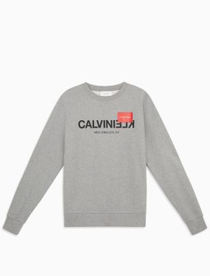 calvin klein grey sweatshirt