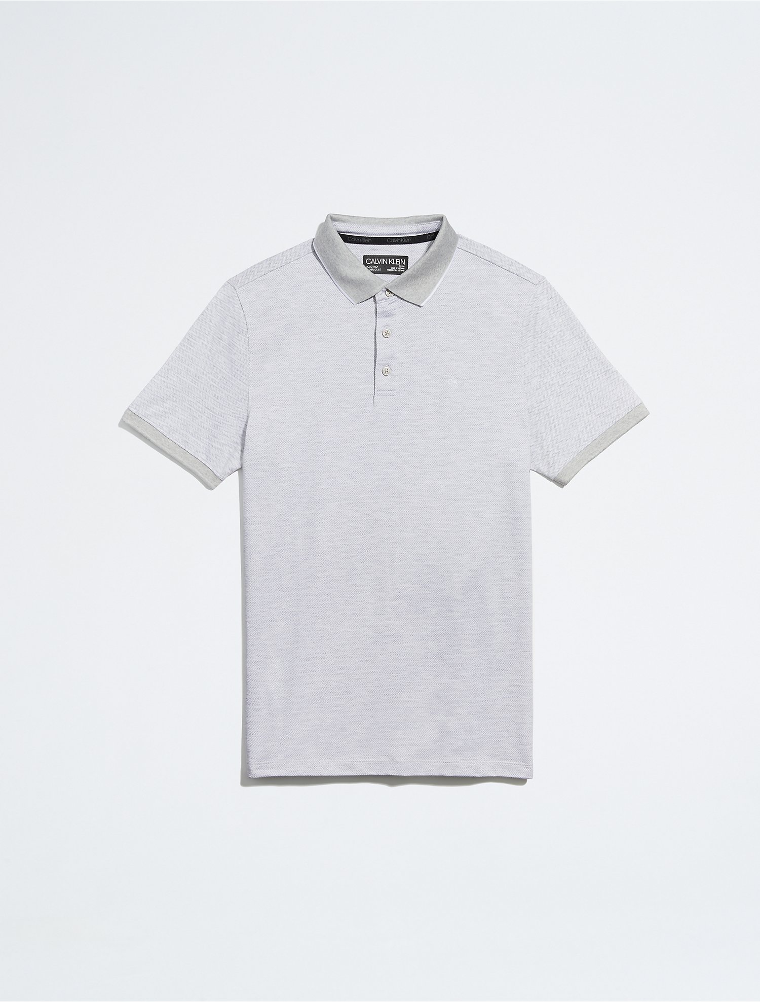 Liquid Touch Herringbone Polo Shirt | Calvin Klein® USA