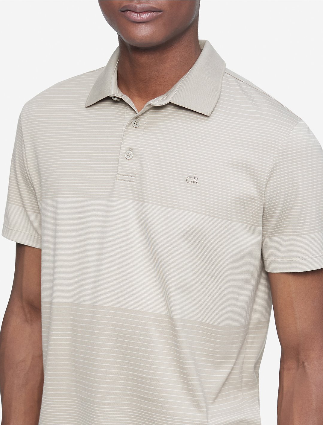 Liquid Touch Regular Fit Jacquard Check Polo Shirt | Calvin Klein® USA