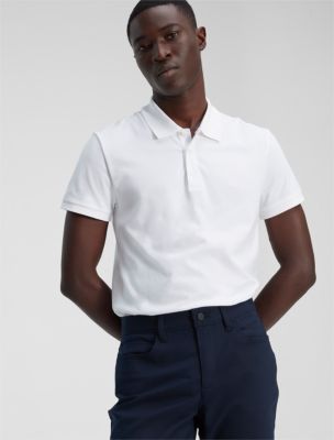 White polo hot sale formal shirts