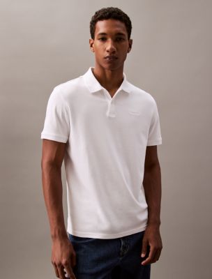 Calvin klein polo white on sale