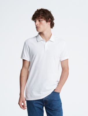 Calvin klein hot sale pique polo shirt