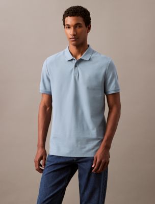 Calvin klein pique polo sales