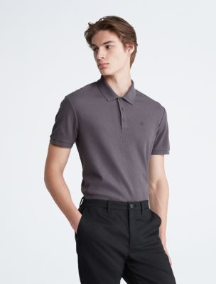 Smooth Cotton Drop Needle Polo Shirt