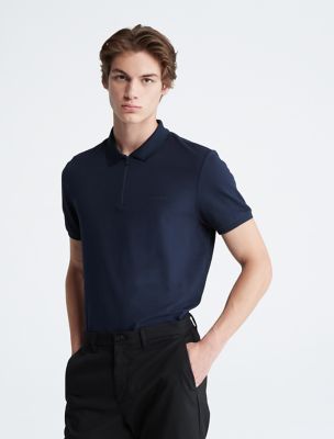 Calvin Klein Polo Shirt Dark Blue Sz XL/XG Cotton