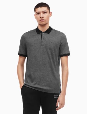 calvin klein liquid cotton polo