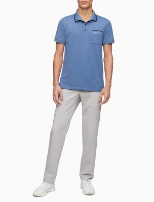 Image of Move  Tipped Polo Shirt