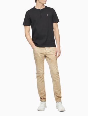 calvin klein henley t shirt