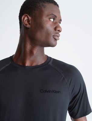 CALVIN KLEIN Embossed Logo Comfort T-Shirt in Ck Black