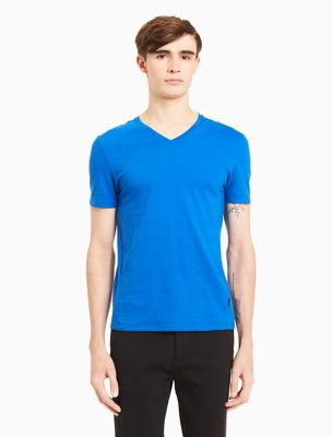calvin klein v neck t shirts slim fit