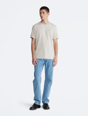 Canvas Jacquard Crewneck T-Shirt, Calvin Klein in 2023