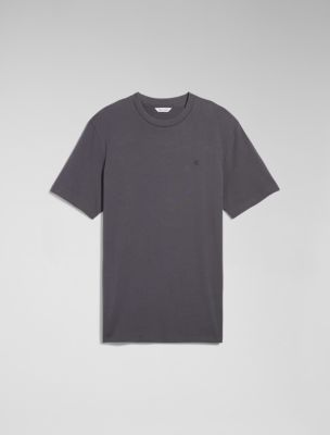 Smooth Cotton Monogram Logo T-Shirt, Forged Iron