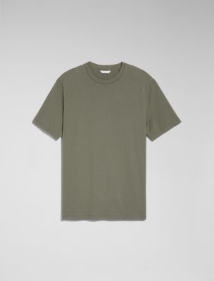 Smooth Cotton Monogram Logo T-Shirt, Dusty Olive