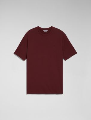 Smooth Cotton Monogram Logo T-Shirt, Tawny Port