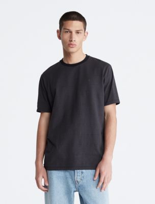 Calvin Jacquard | USA Crewneck Klein® Stripe T-Shirt