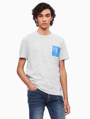 MONOGRAM LOGO CREWNECK POCKET T-SHIRT