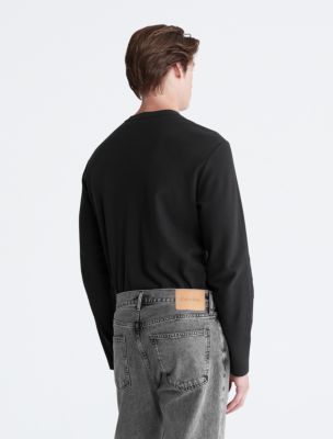 calvin klein men's henley