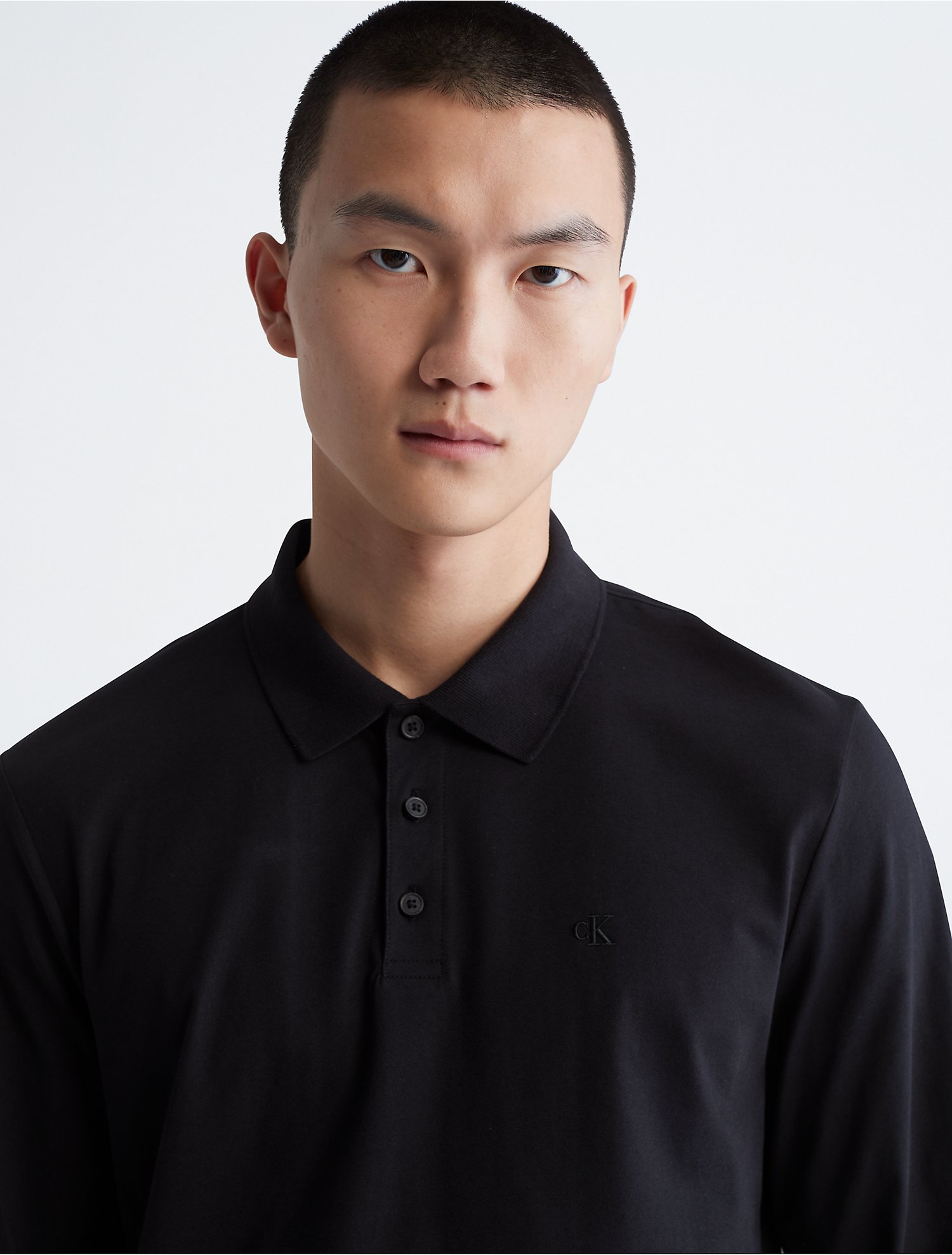 Smooth Cotton Solid Polo Shirt | Calvin Klein Smooth Cotton Solid Polo Shirt | Calvin Klein