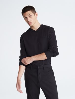 calvin klein men's henley